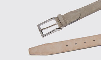 The Belt - Taupe Suede