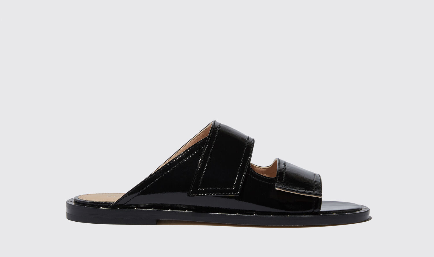 Shop Scarosso Karen Black Patent - Woman Sandals & Espadrillas Black In Black - Patent Leather