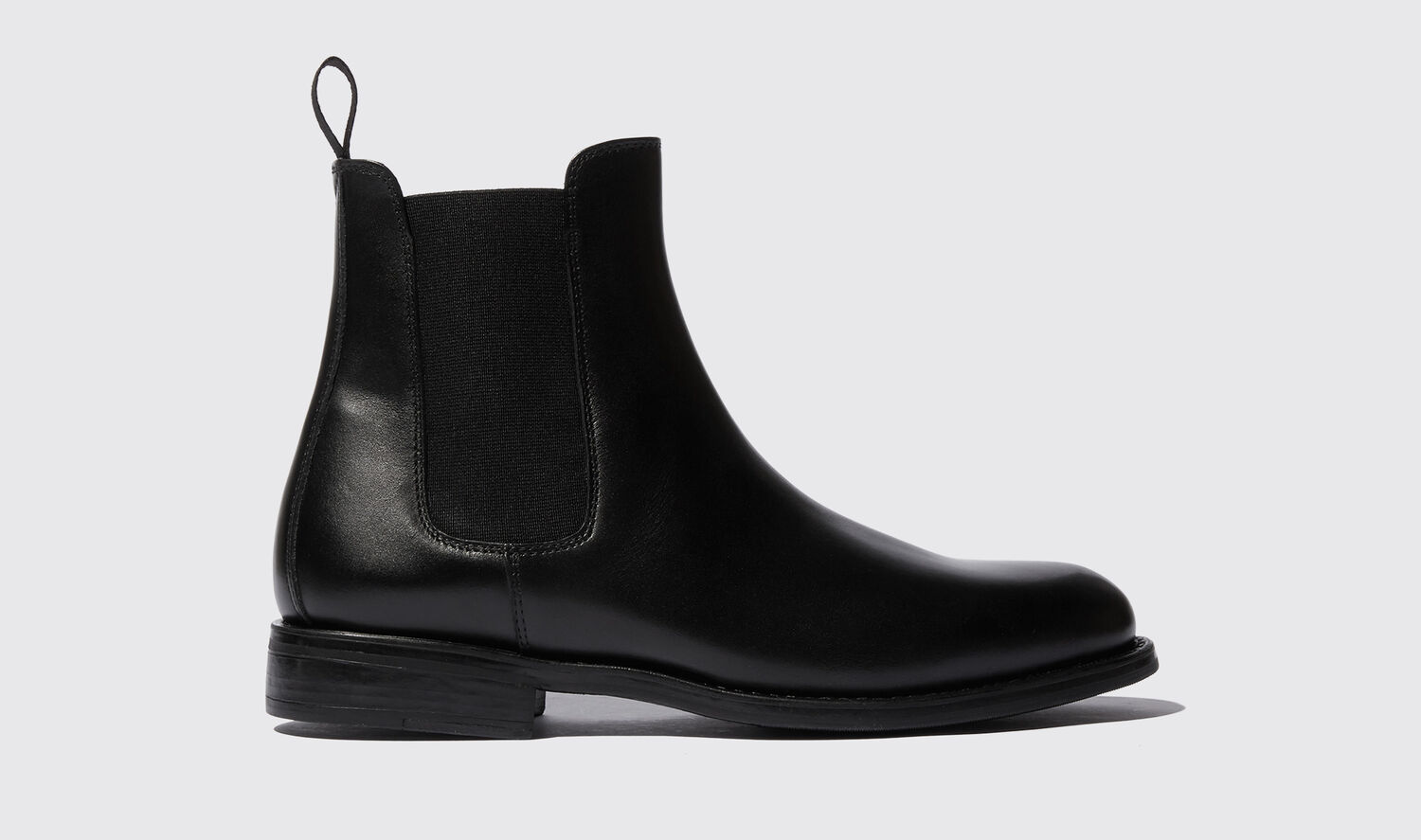 Scarosso Chelsea Boots Claudia Nera Calf Leather In Black - Calf