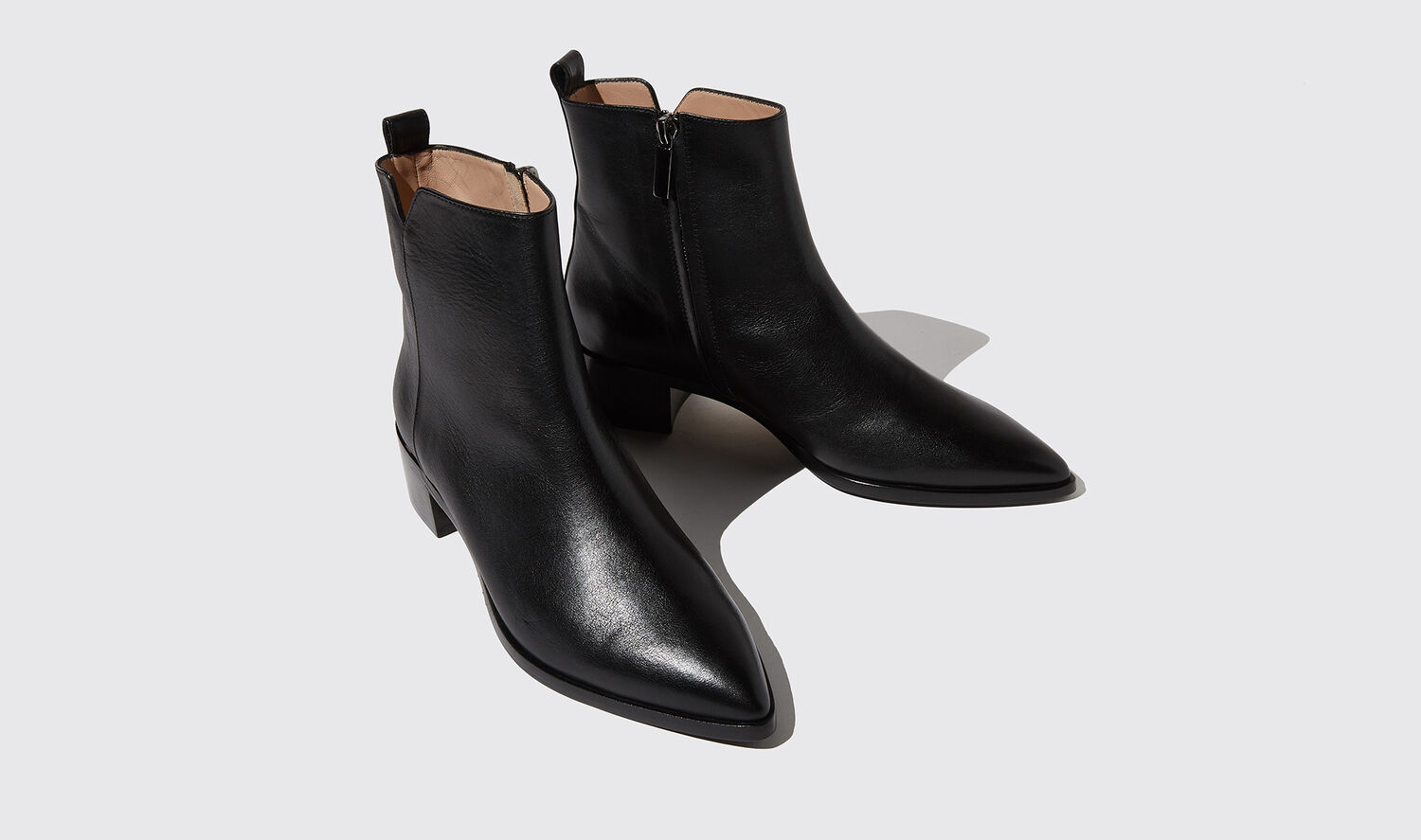 Shop Scarosso Alba Nera - Woman Boots Black In Black - Calf