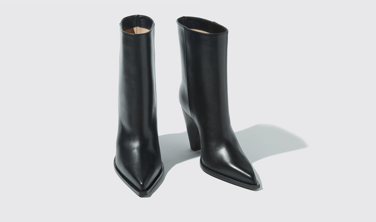 Shop Scarosso Emily Black - Woman Boots Black In Black - Calf