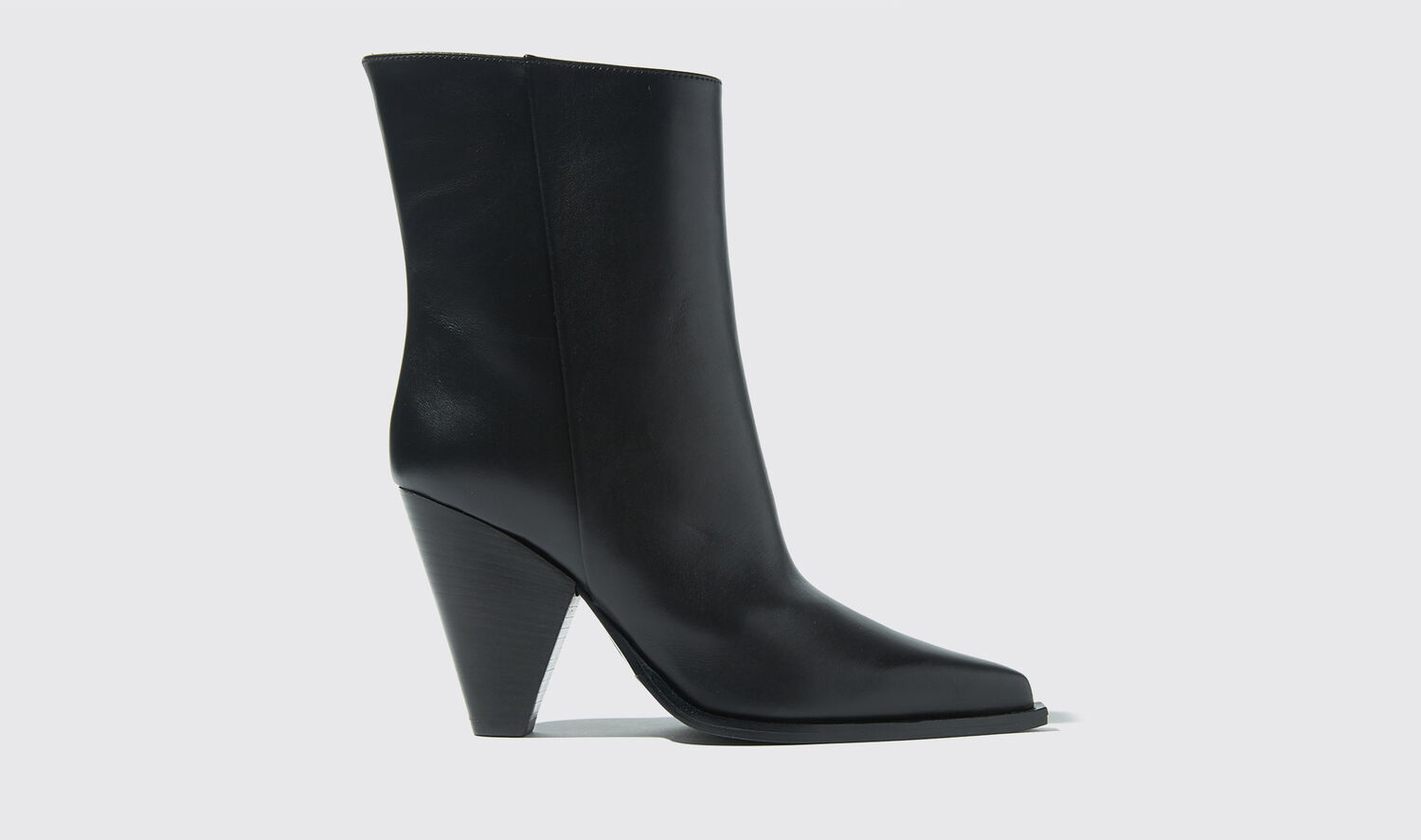 Shop Scarosso Emily Black - Woman Boots Black In Black - Calf