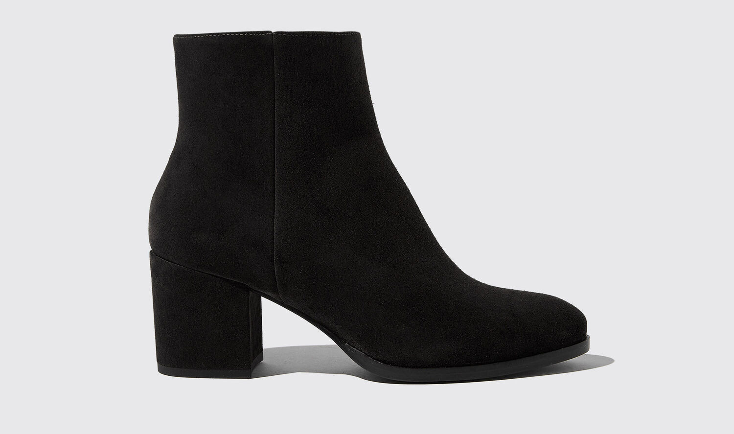 Scarosso Boots Costanza Nera Scamosciata Suede Leather In Black - Suede