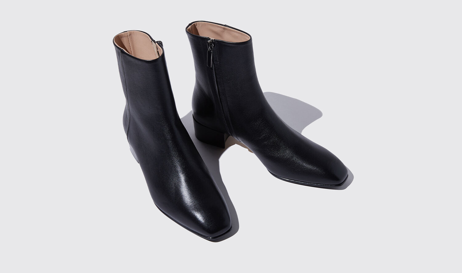 Shop Scarosso Ambra Nera - Woman Boots Black In Black - Calf
