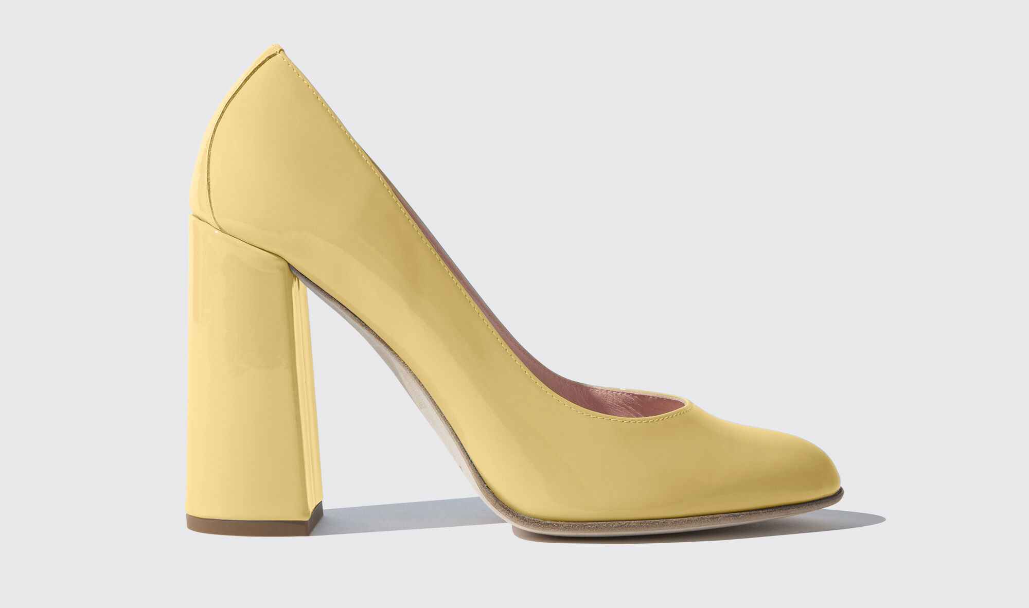 womens yellow pumps