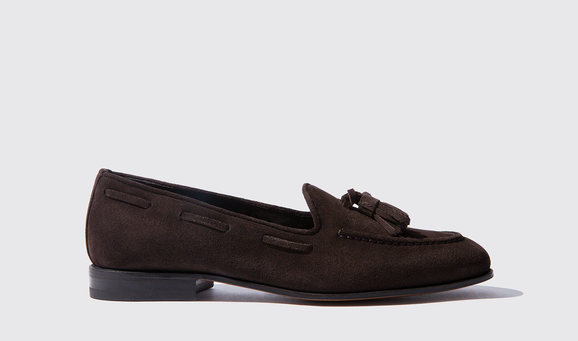 black suede loafers womens
