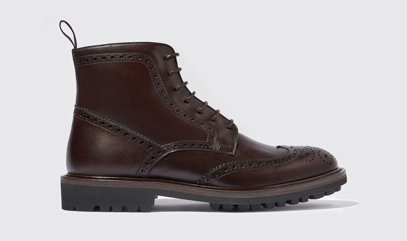 Thomas Dark Brown Boots for Men | Scarosso®