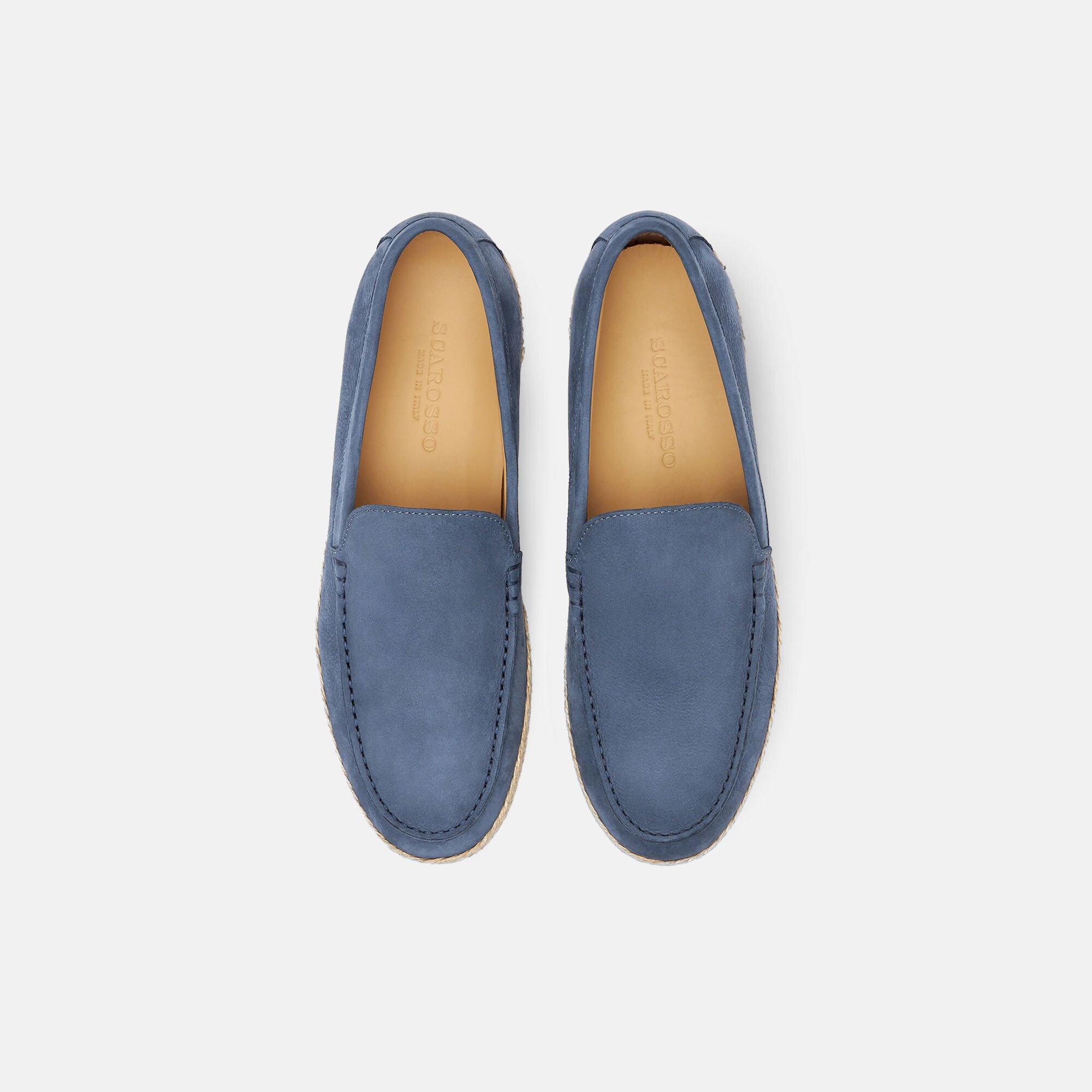 Scarosso Lino Blue Nubuck Blue - Nubuck LINOESPA