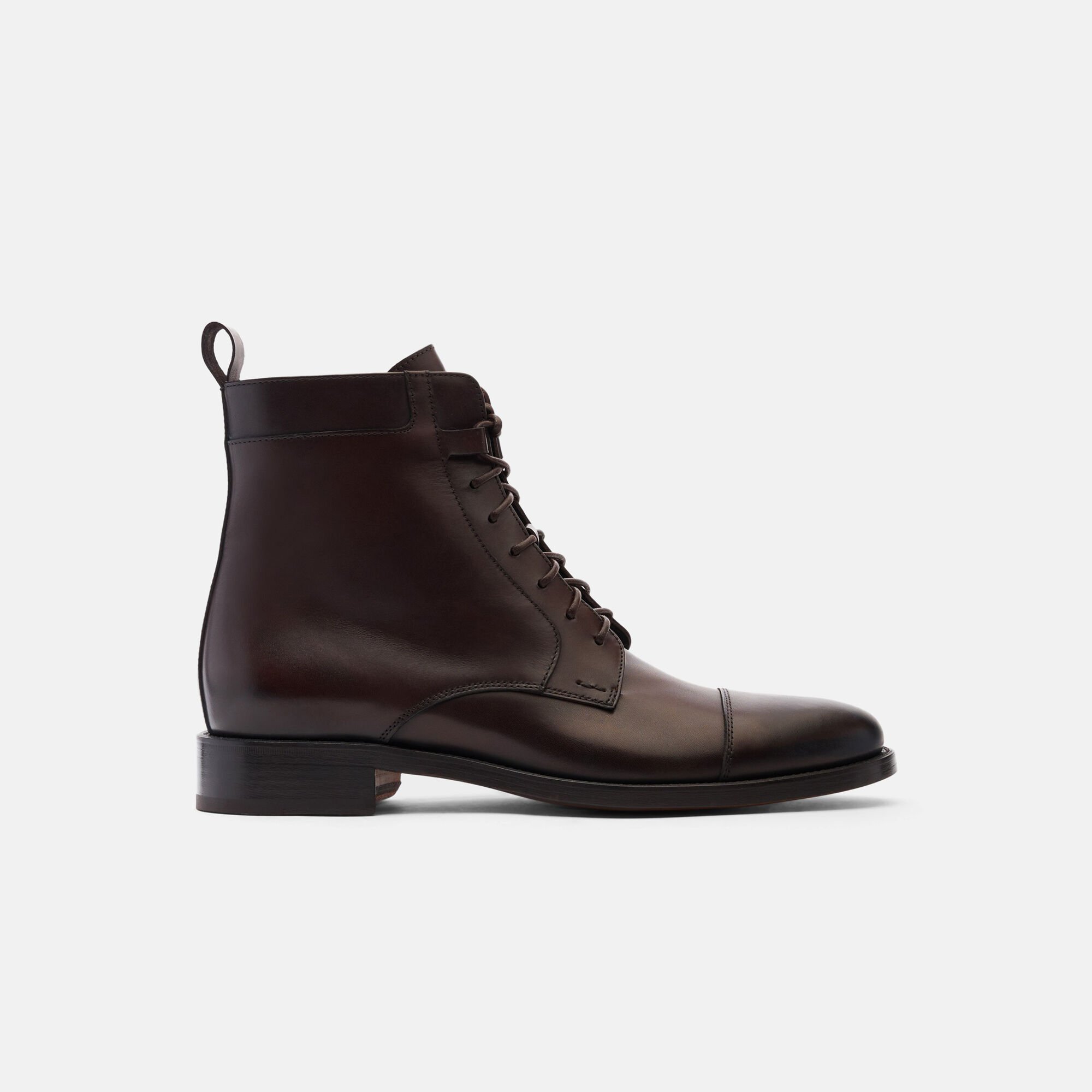 Scarosso Totò Ebony Dark Brown Calf TOTOBOOT