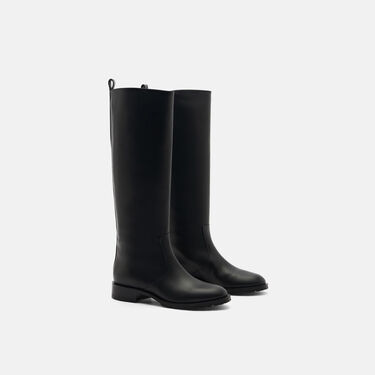 Scarosso Sofia Black Black - Calf SOFIABOOT