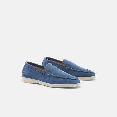 Scarosso Ludovica Steel Suede Steel Blue - Suede LUDOVICALOAF