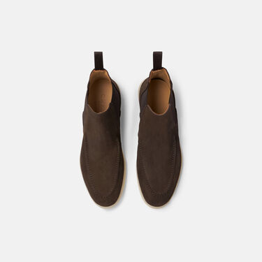 Scarosso Eugenia Dark Brown Suede Brown - Suede Leather EUGENIACHEL