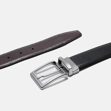 Scarosso Reversible Mixed Black/Brown Belt Black calf REVBELT