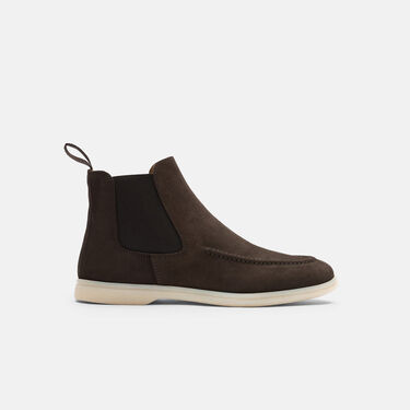 Scarosso Eugenia Dark Brown Suede Brown - Suede Leather EUGENIACHEL