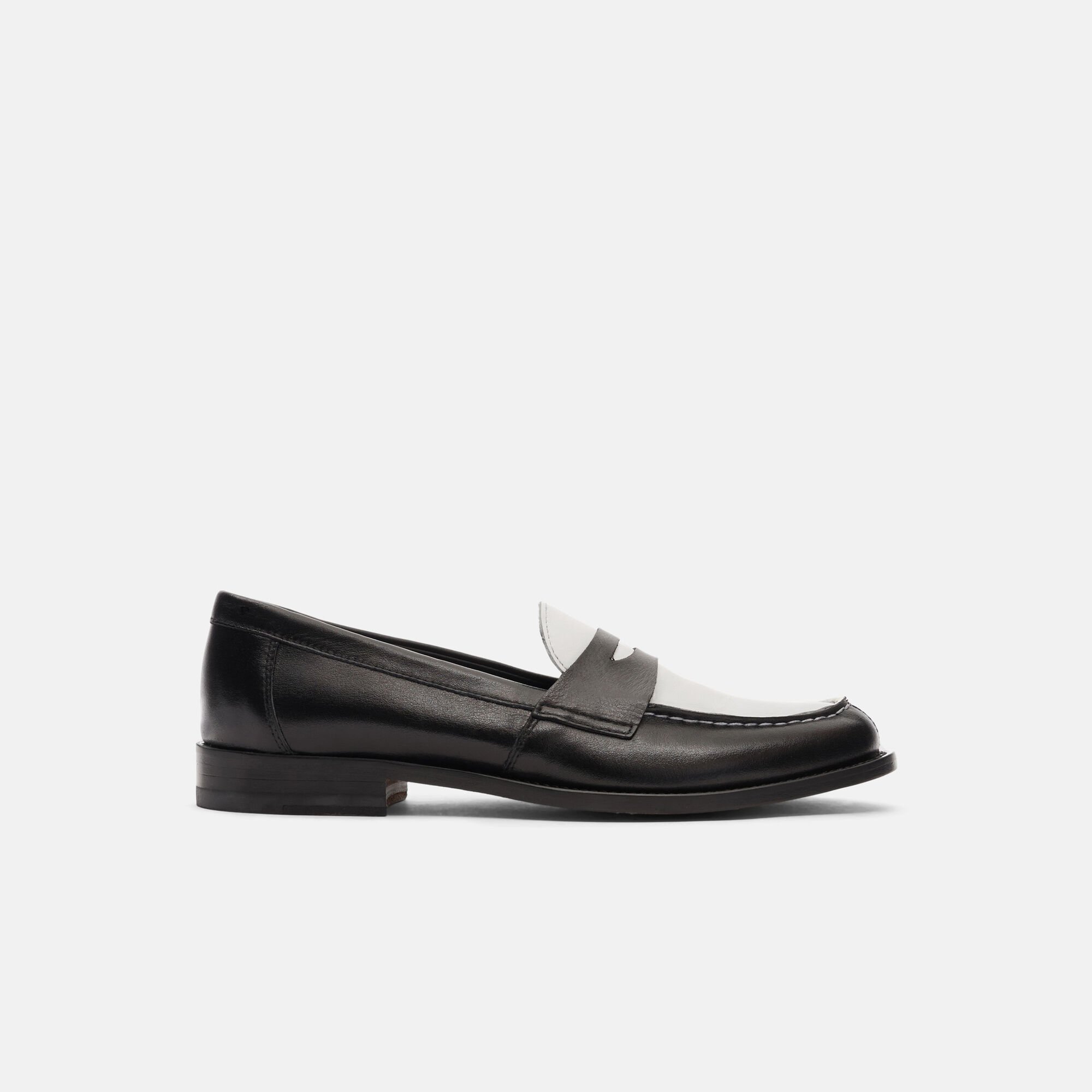 Scarosso Harper Black Edit Black & White - Calf HARPERLOAF