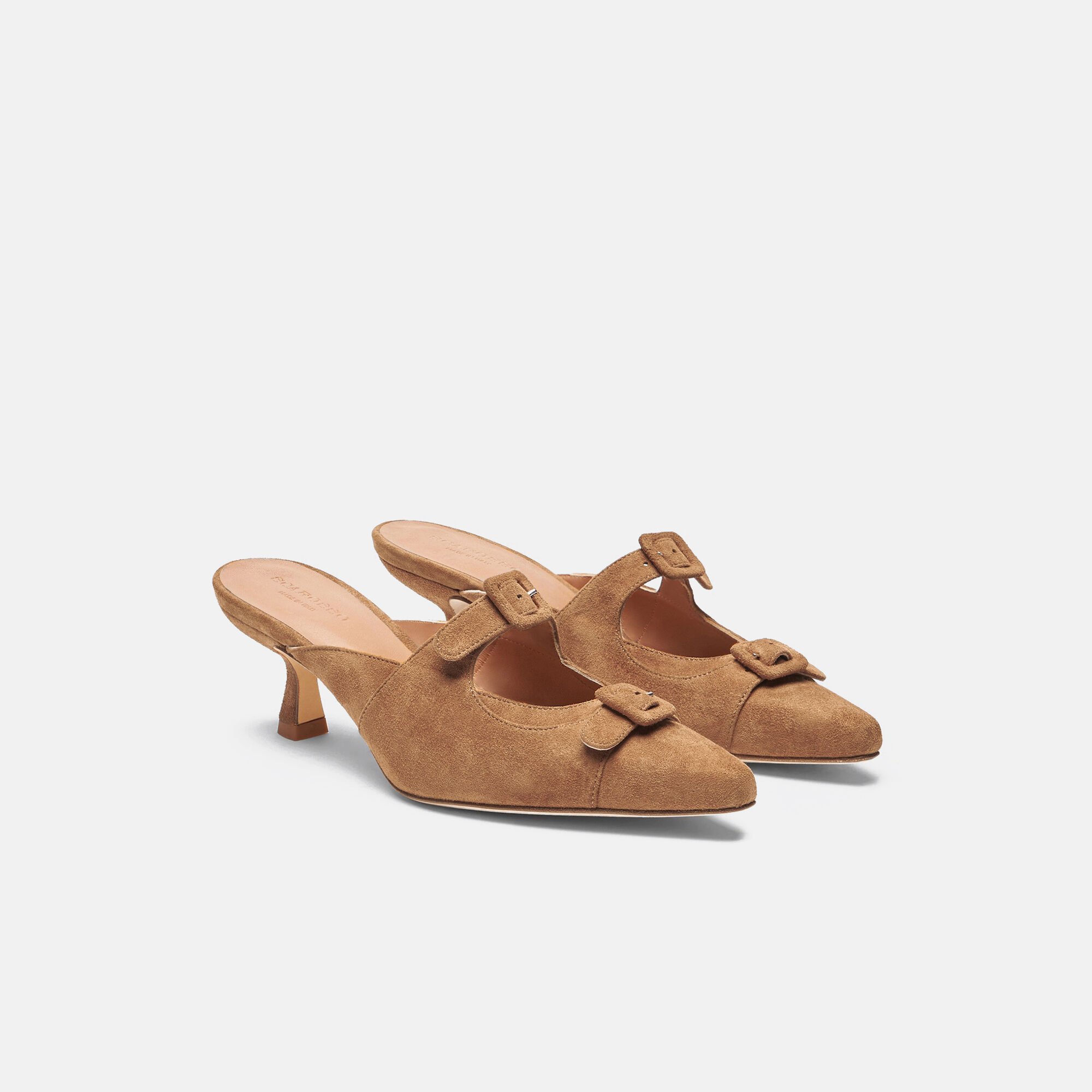 Scarosso Liz Tan Suede Tan - Suede LIZMULE