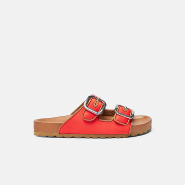 Scarosso Isa Coral Satin Orange - Silk ISASAND