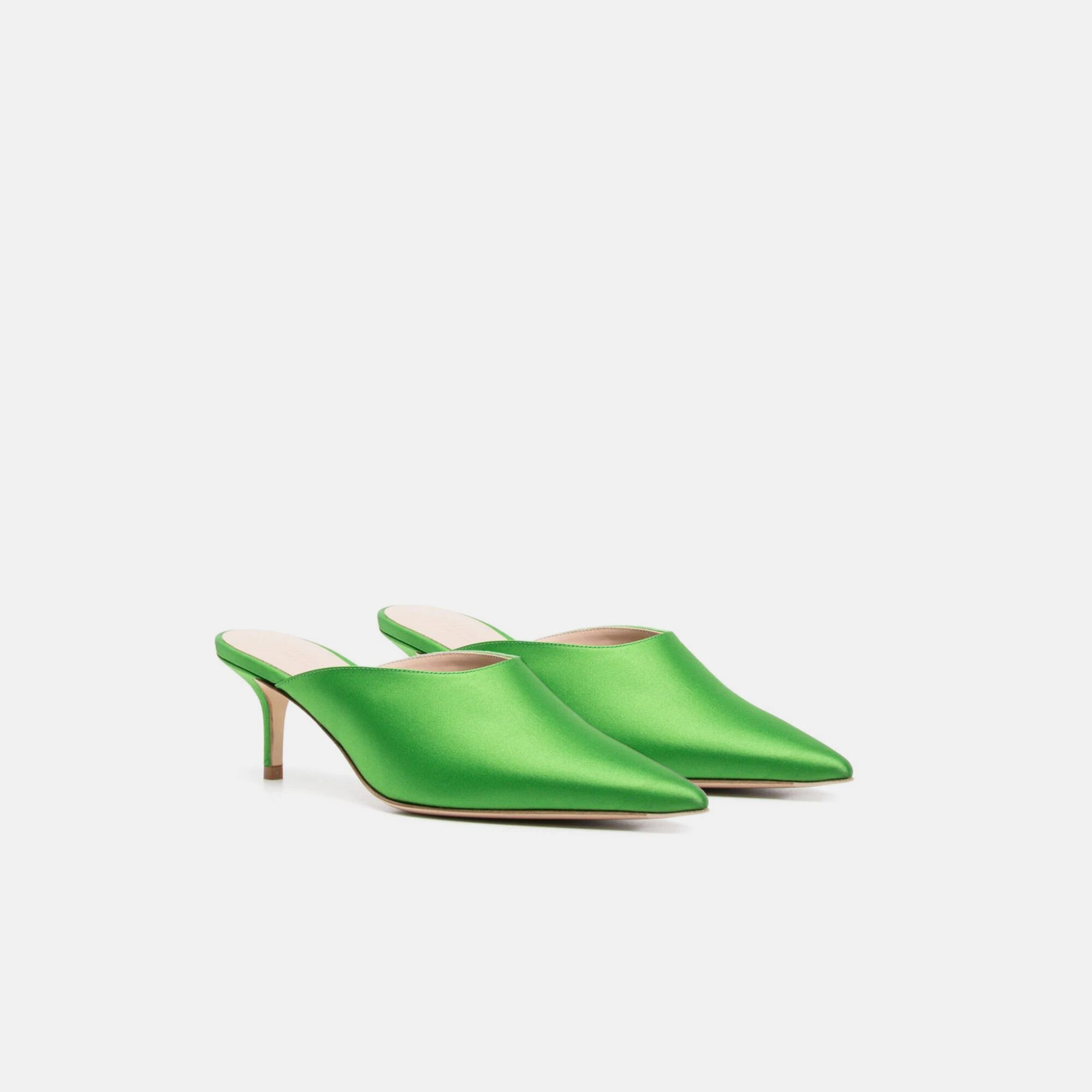 Scarosso Laura Green Green - Silk LAURAMULE