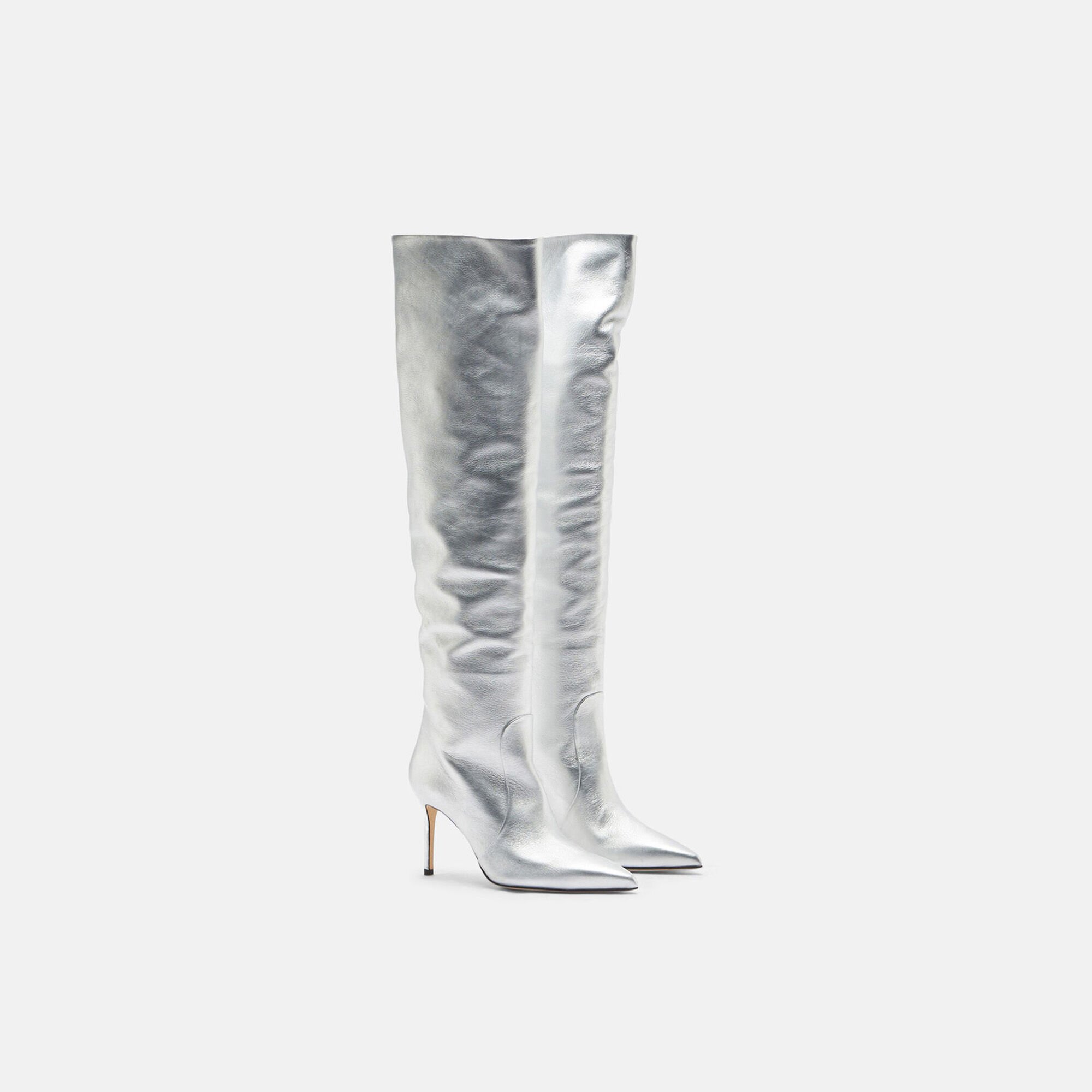 Scarosso Carra Silver Silver - Calf CARRABOOT