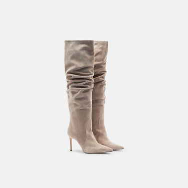 Scarosso Carra Taupe Suede Taupe - Suede CARRABOOT