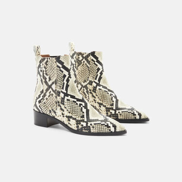 Scarosso Olivia Python Beige - Kalbsleder Python-Print OLIVIACHEL