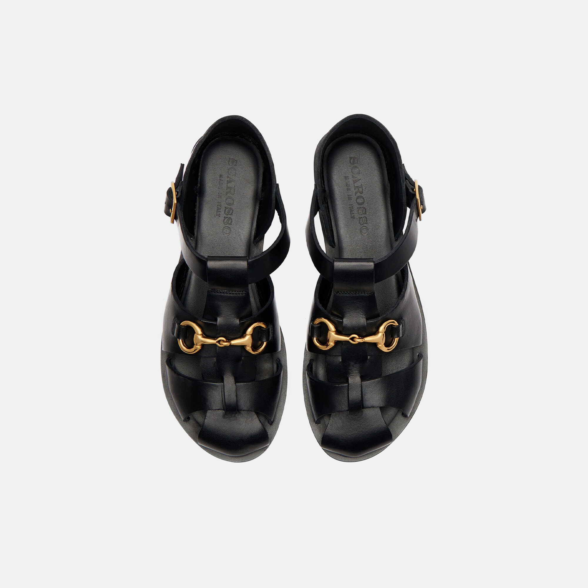 Scarosso Helene Black Black - Calf HELENESAND