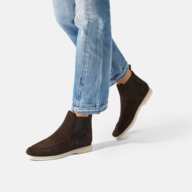 Scarosso Eugenia Dark Brown Suede Brown - Suede Leather EUGENIACHEL