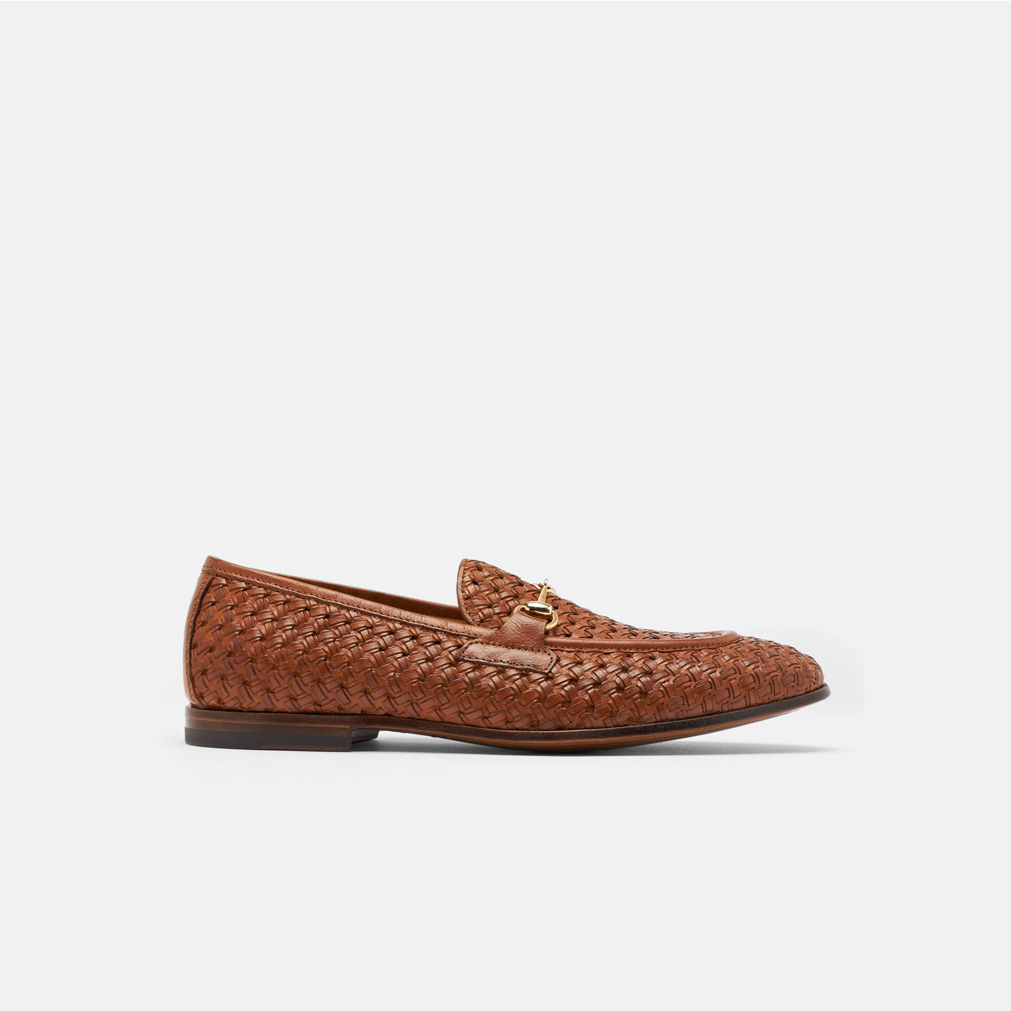 Scarosso Alessandro Cognac Woven Cognac - Calf ALESSANDROLOAF