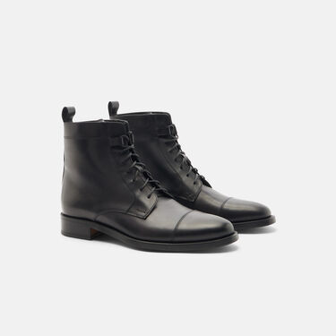 Scarosso Totò Black Black Calf TOTOBOOT