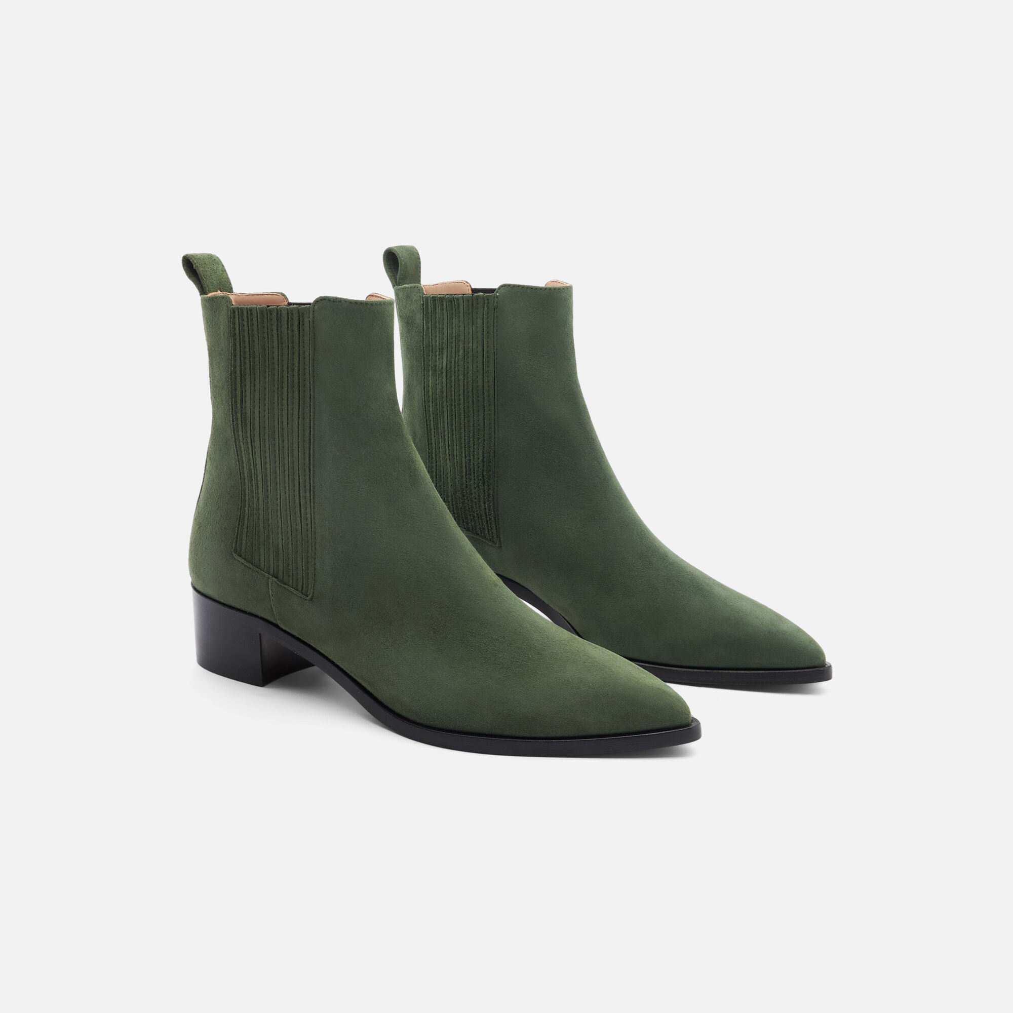 Scarosso Olivia Green Suede Green - Suede OLIVIACHEL