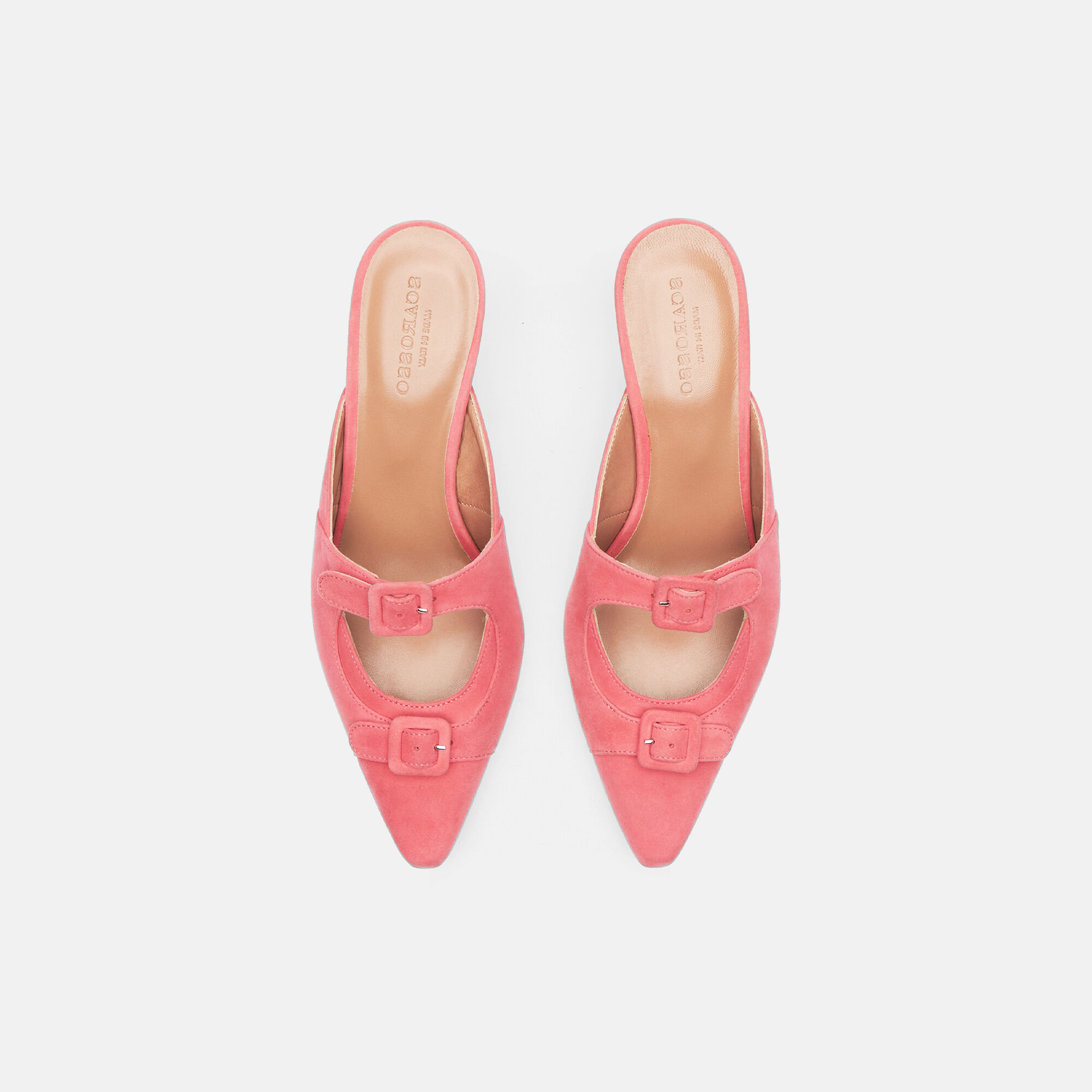 Scarosso Liz Pink Suede Pink - Suede LIZMULE