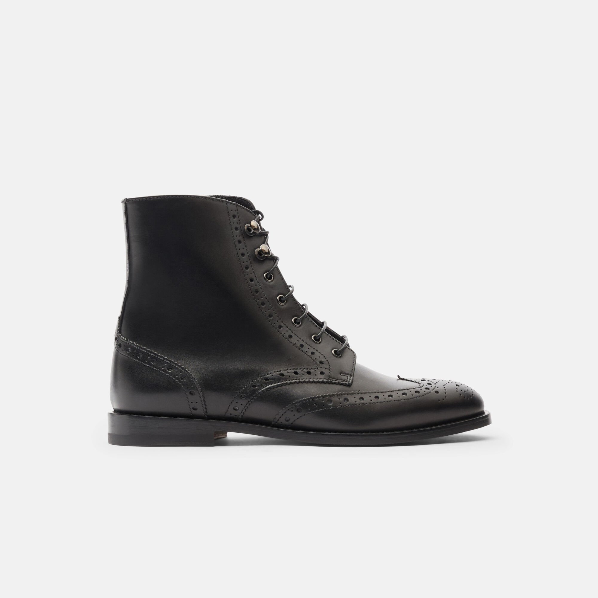 Scarosso Stefania Black Black - calf STEFANIABOOT