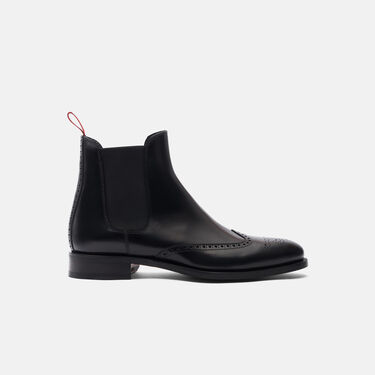 Scarosso Dario Black Black Calf DARIOCHEL