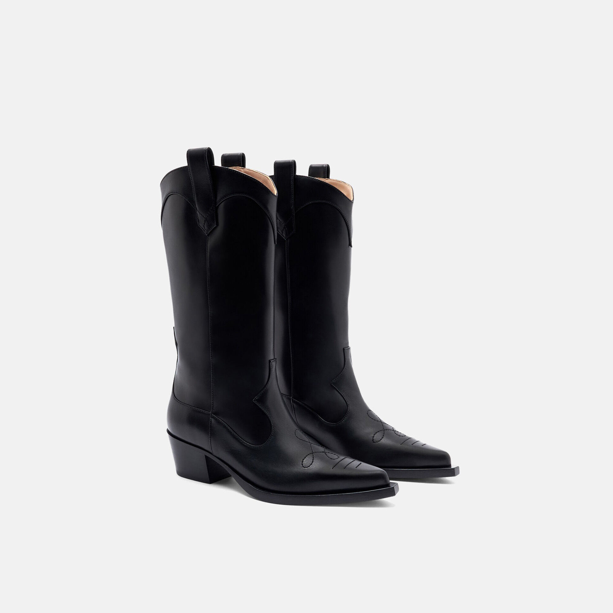 Scarosso Dolly Black Black - Calf DOLLYBOOT