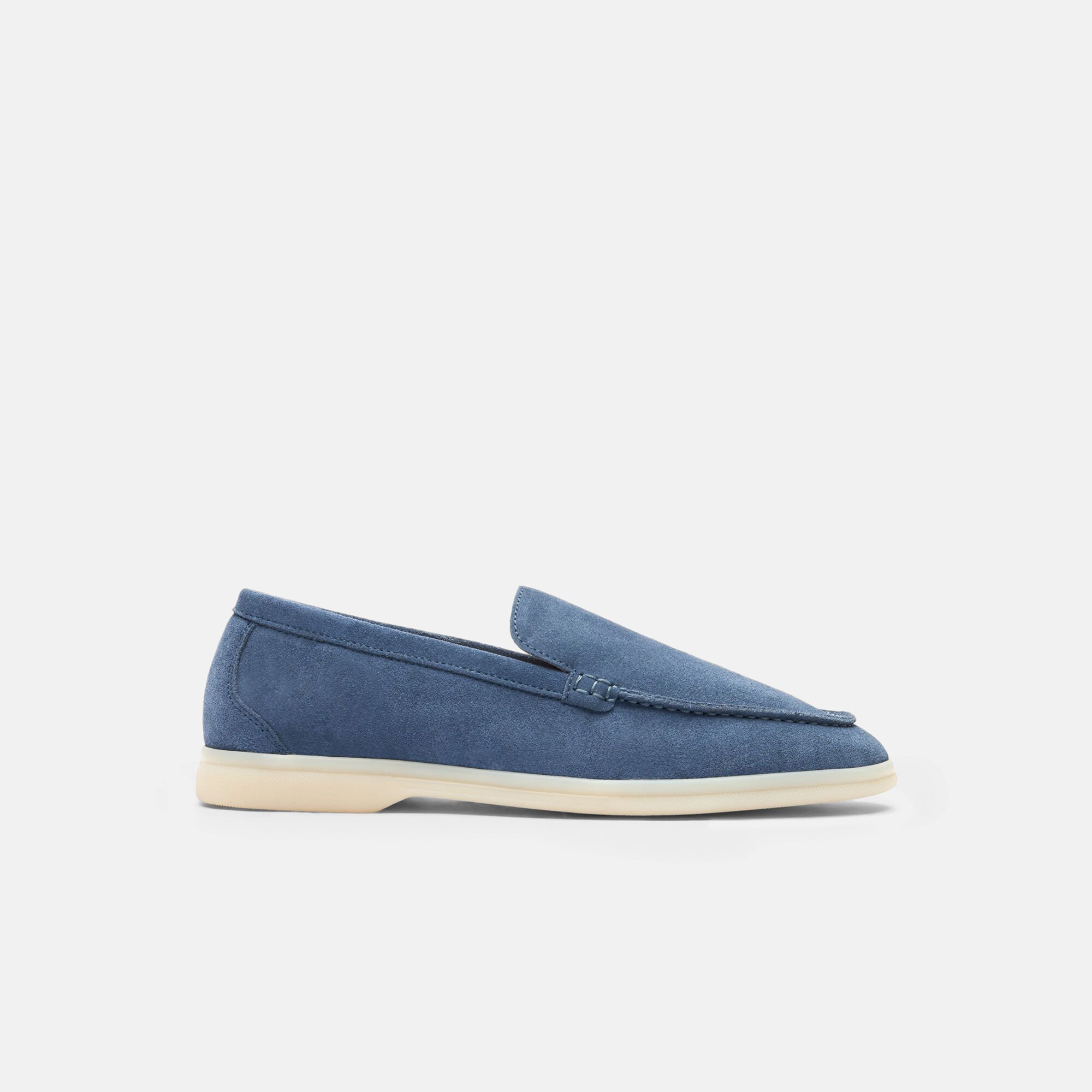 Scarosso Ludovica Steel Suede Steel Blue - Suede LUDOVICALOAF