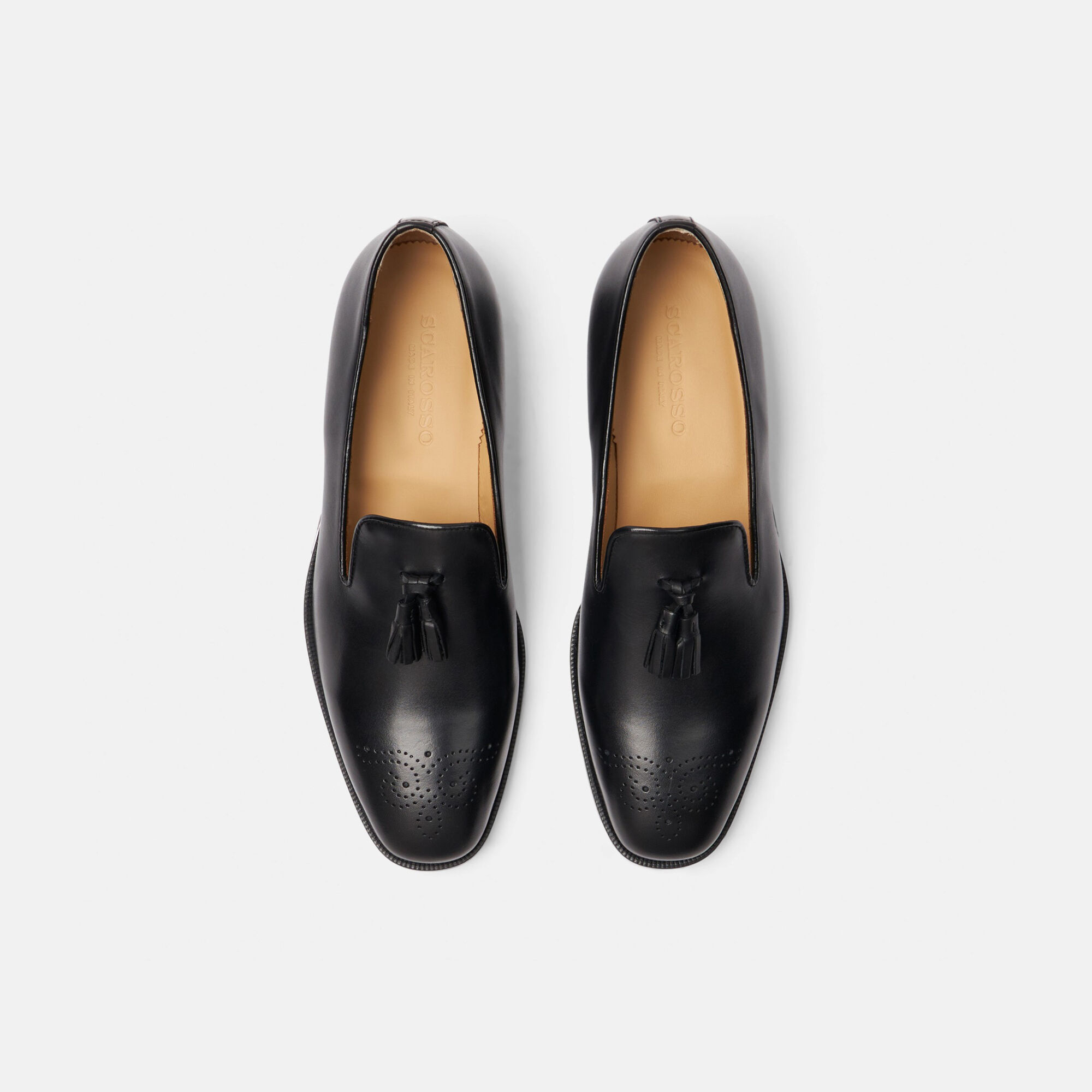 Scarosso Rolando Black Black Calf ROLANDOLOAF