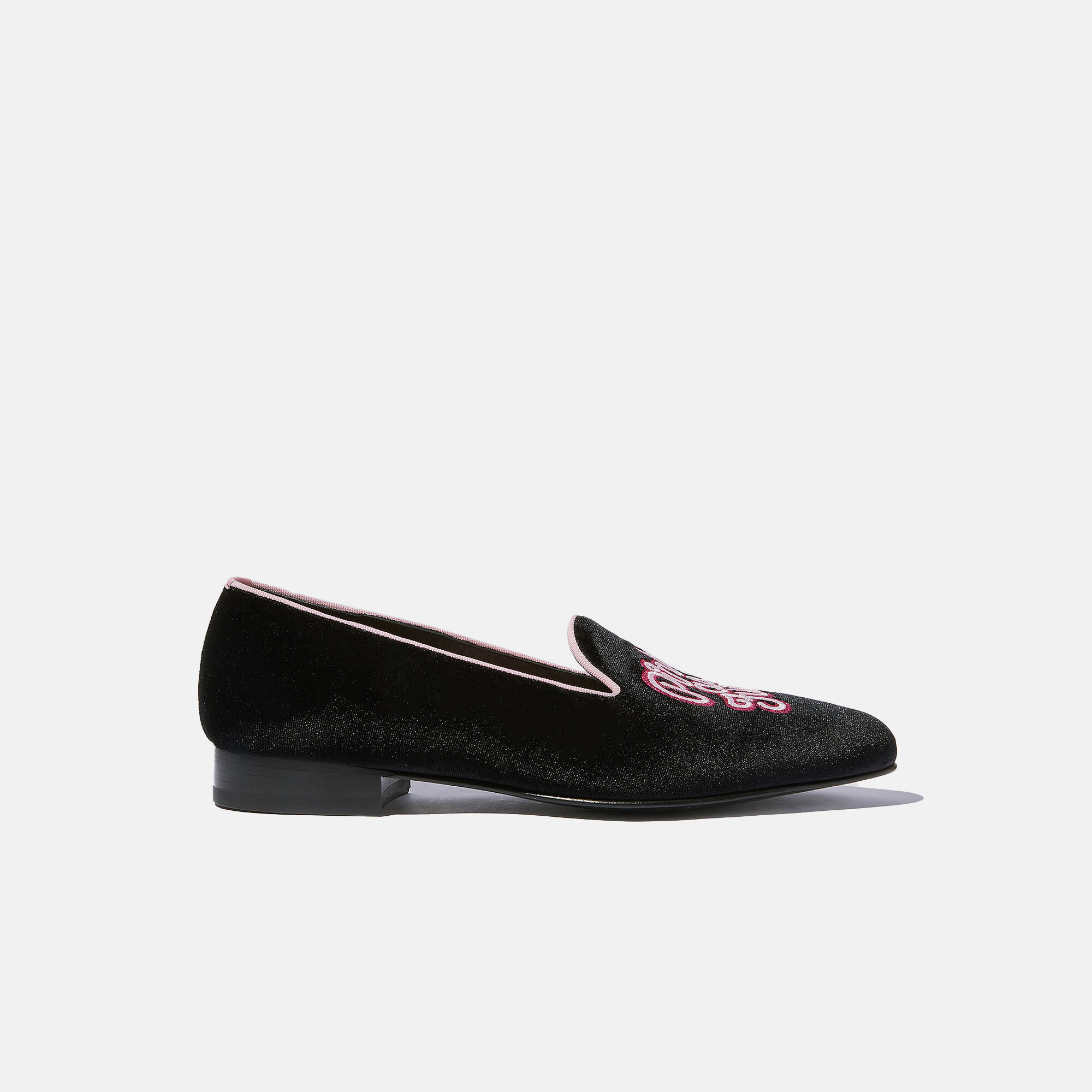 Scarosso Nolita Black Velvet Black - Velvet NOLITASLIP