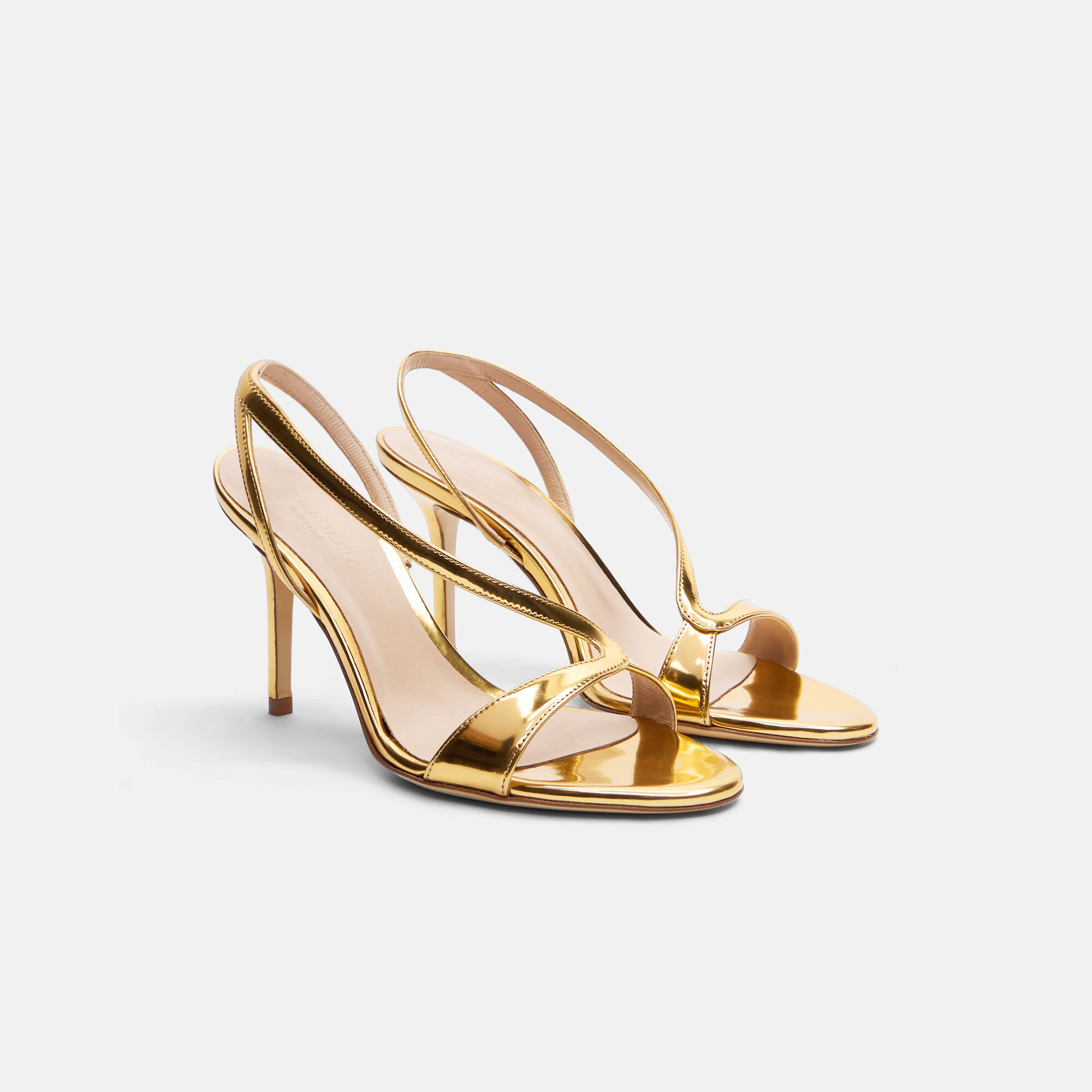 Scarosso Paula Gold Gold - Metal PAULASAND