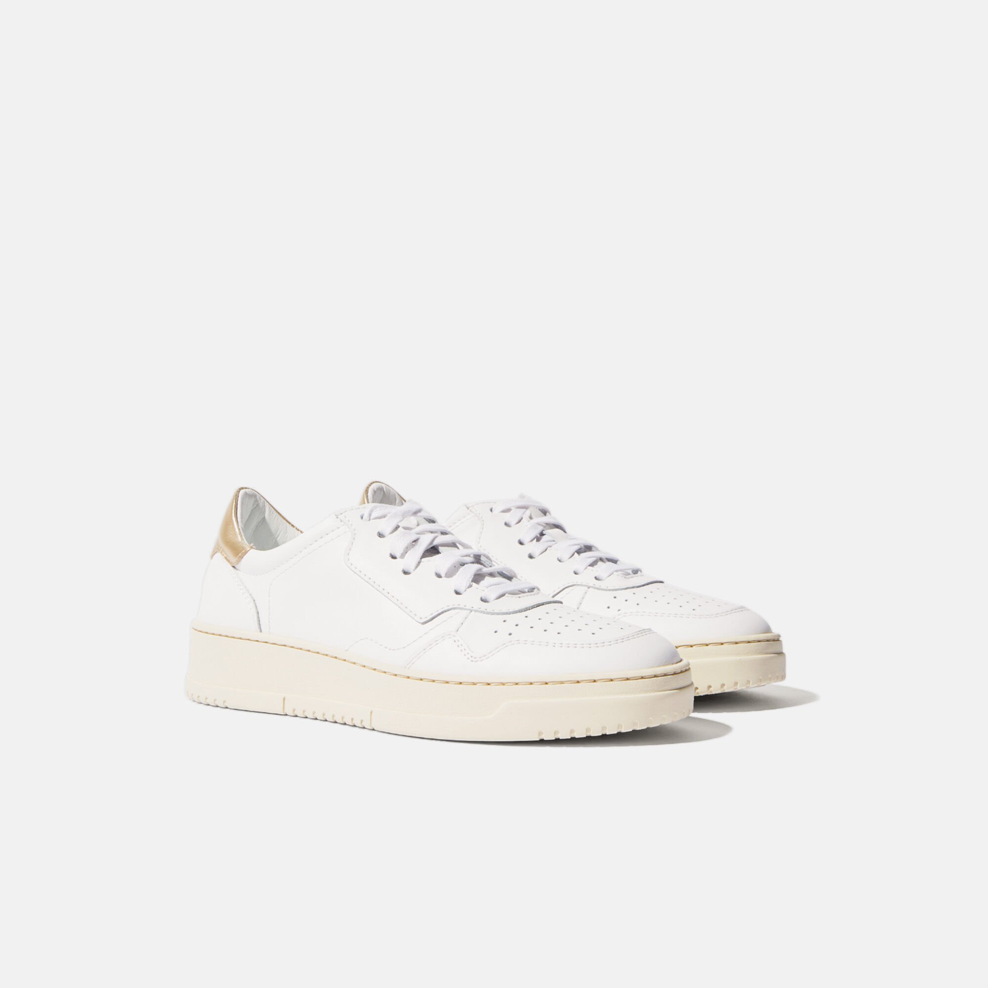 Scarosso Alexia Gold Edit White/Gold - Calf ALEXIASNEA