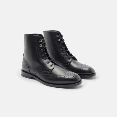 Scarosso Stefania Black Black - calf STEFANIABOOT