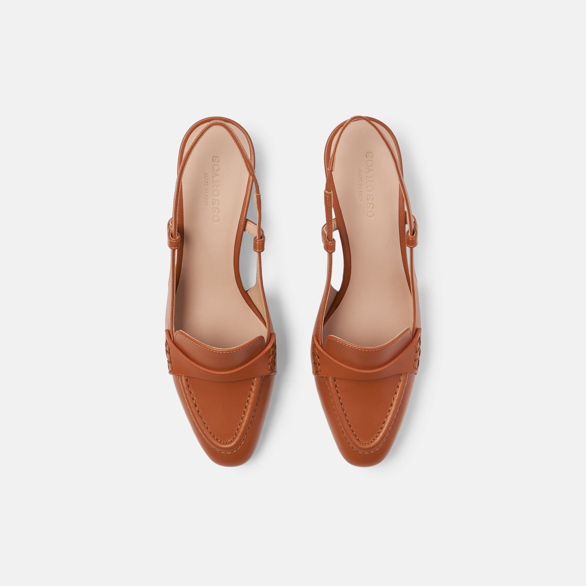 Scarosso Bianca Cognac Cognac - Calf BIANCAPUMP