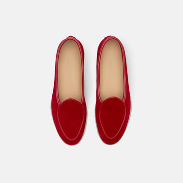 Scarosso Livia Red Suede Red - Suede LIVIALOAF