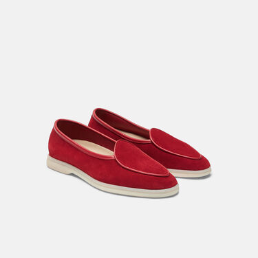 Scarosso Livia Red Suede Red - Suede LIVIALOAF