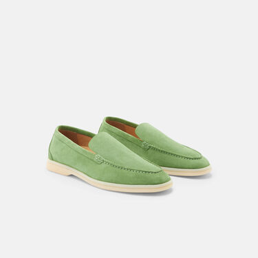 Scarosso Ludovica Light Green Suede Light Green - Suede LUDOVICALOAF