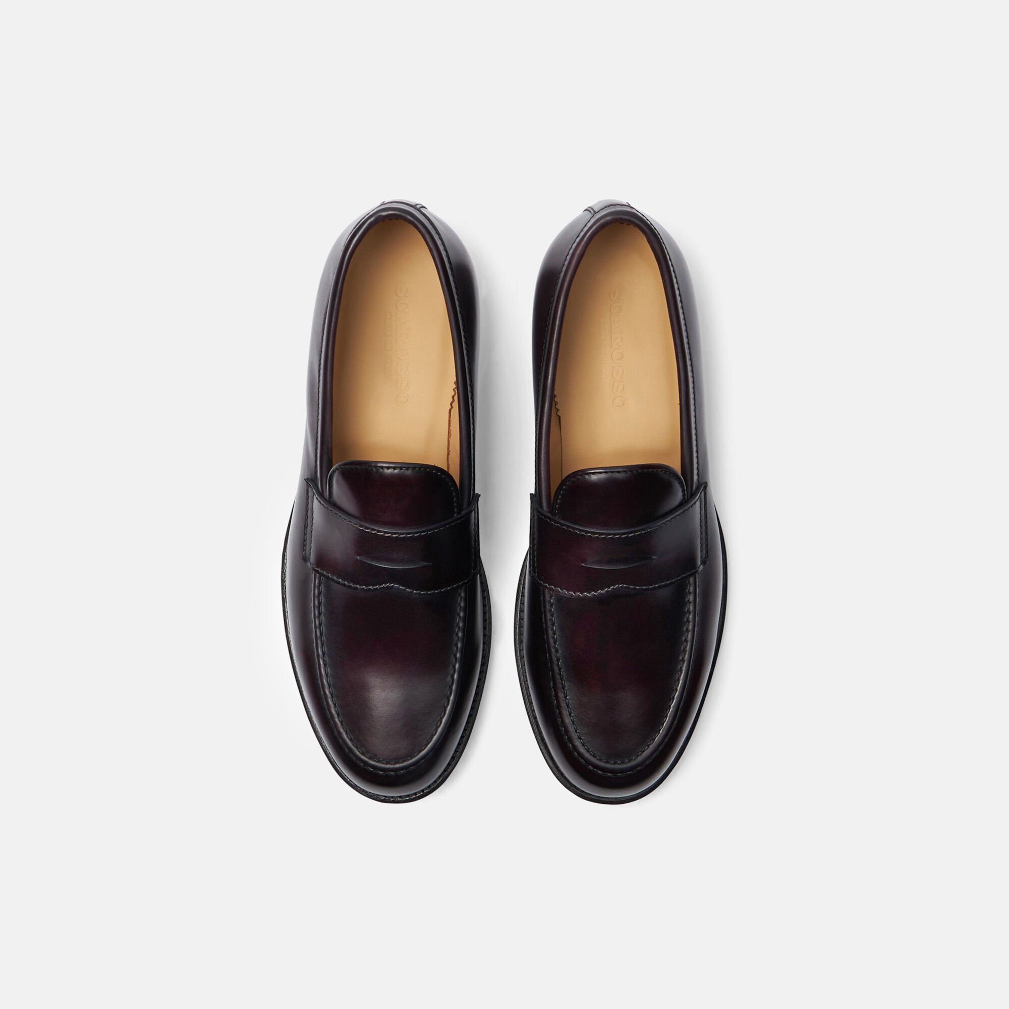 Scarosso Edward Burgundy Burgundy - Calf EDWARDLOAF