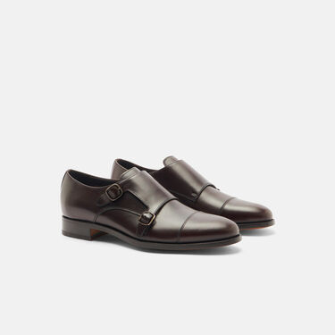 Scarosso Gervasio Brown Dark Brown Calf GERVASIOMONK