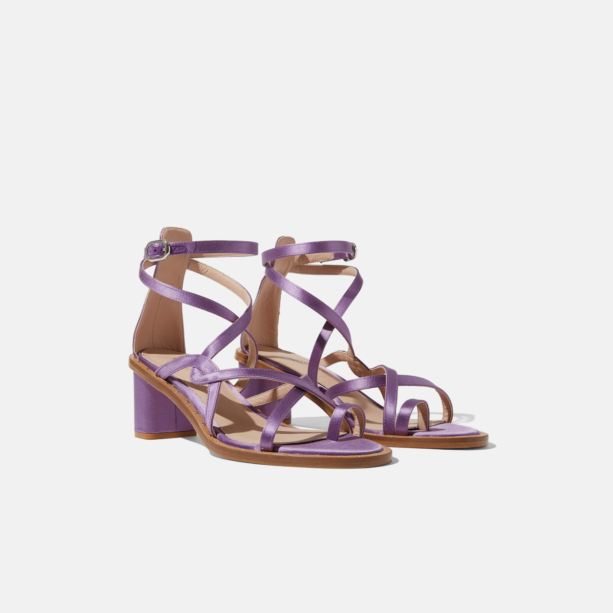 Scarosso Patty Violet Silk Violet - Silk PATTYSAND