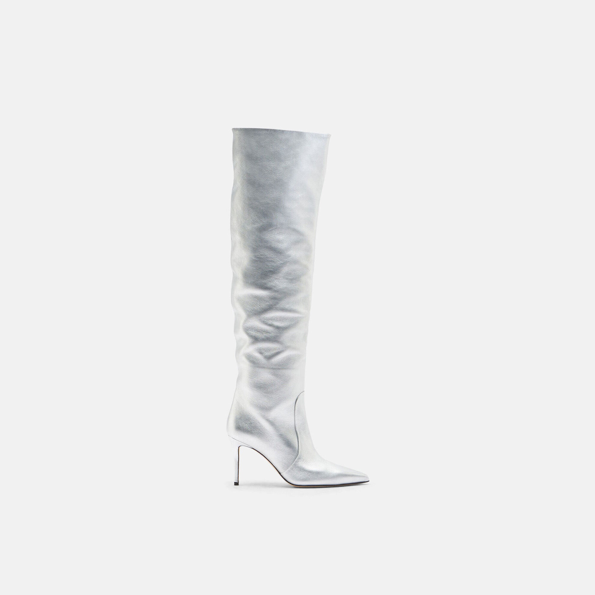 Scarosso Carra Silver Silver - Calf CARRABOOT