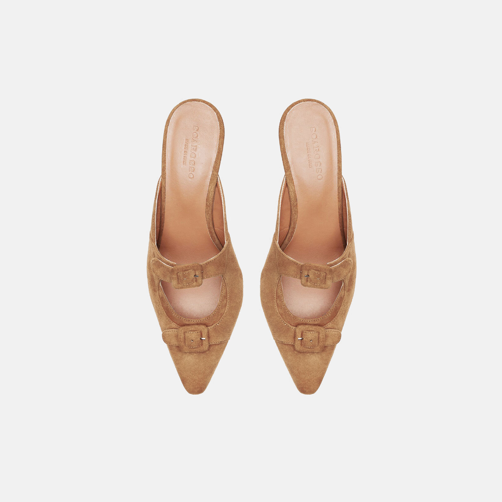 Scarosso Liz Tan Suede Tan - Suede LIZMULE