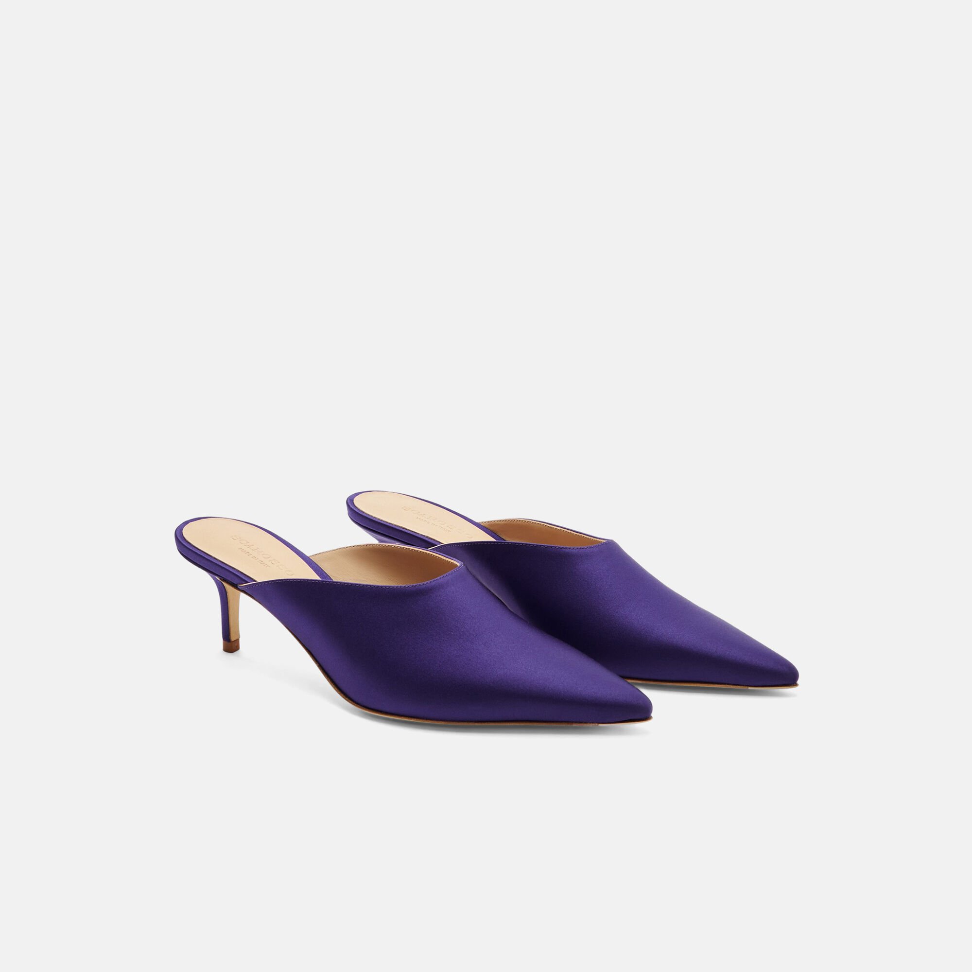 Scarosso Laura Purple Purple - Silk LAURAMULE